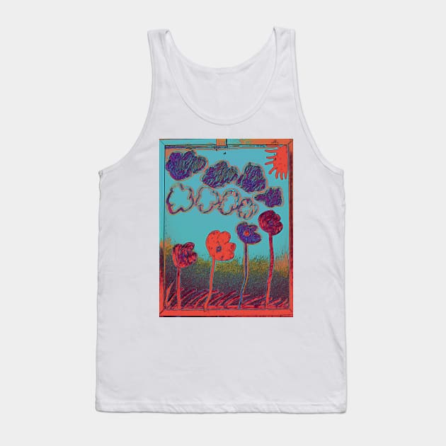 Sunny Day Painting Tank Top by Tovers